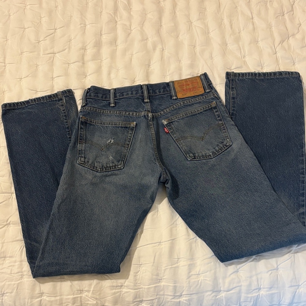 Vintage Levi's 517 Unisex Blue Denim Jeans 30 x 34